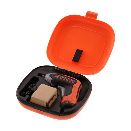 BLACK+DECKER Atornillador a Batería 3.6V, Batería de litio 1.5Ah, Carga Rápida, 5.5Nm de Torque BCF611CK - Imagen 14