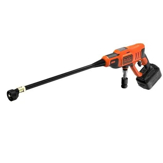 BLACK+DECKER Hidro limpiadora 18V, batería 2Ah, presión de 24 bares BCPC18D1-QW - Imagen 2