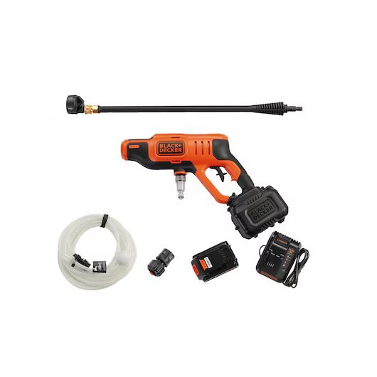 BLACK+DECKER Hidro limpiadora 18V, batería 2Ah, presión de 24 bares BCPC18D1-QW - Imagen 6