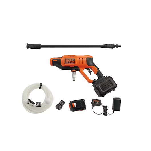 BLACK+DECKER Hidro limpiadora 18V, batería 2Ah, presión de 24 bares BCPC18D1-QW - Imagen 5