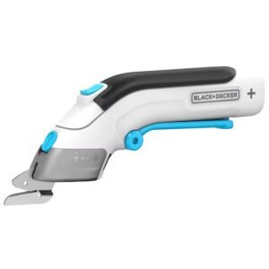 BLACK+DECKER Tijeras 3,6v, Gatillo extralargo, Luz LED