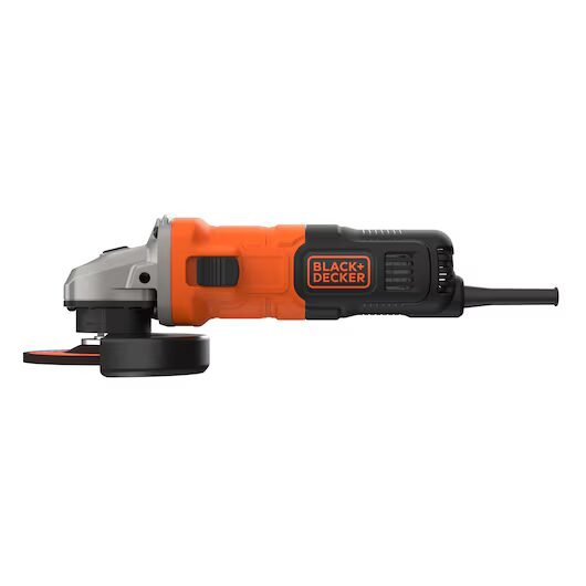 BLACK+DECKER Mini Amoladora Angular, Diámetro de Disco 115 mm, Potencia 710W BEG010-QS - Imagen 2