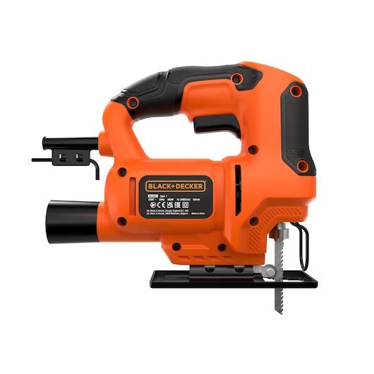 BLACK+DECKER Sierra de calar con cable 400W, 3000 cpm, carrera de 18 mm, corte en bisel ±45° BES602-QS - Imagen 3