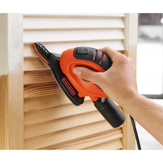 BLACK+DECKER Lijadora de Detalle Mouse 55 W, Velocidad de 11.000 RPM, Incluye 15 Accesorios BEW230BC-QS - Imagen 3