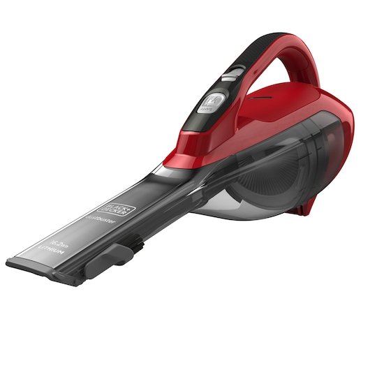 Black+Decker Aspirador Recogetodo ciclónico inalámbrico, Gris/Rojo, 10.8 V DVA315J-QW - Imagen 4