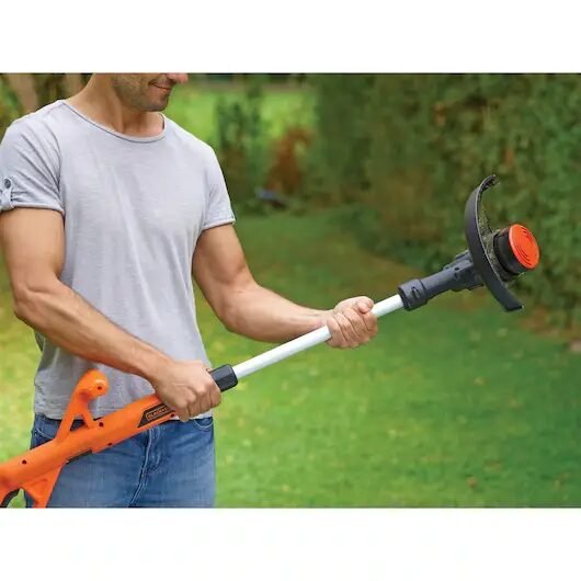BLACK+DECKER Cortabordes y desbrozadora 18V, ancho de corte 25 cm, batería 2Ah ST182320-QW - Imagen 9