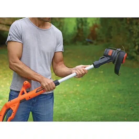 BLACK+DECKER Cortabordes y desbrozadora 18V, ancho de corte 25 cm, batería 2Ah ST182320-QW - Imagen 4