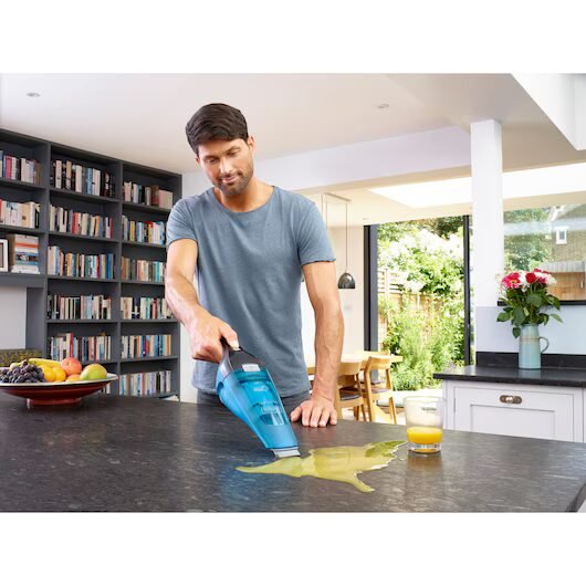 Black+Decker dustbuster Wet & Dry Aspiradora de Mano Inalámbrica 7.2V, WDC215WA-QW - Imagen 6