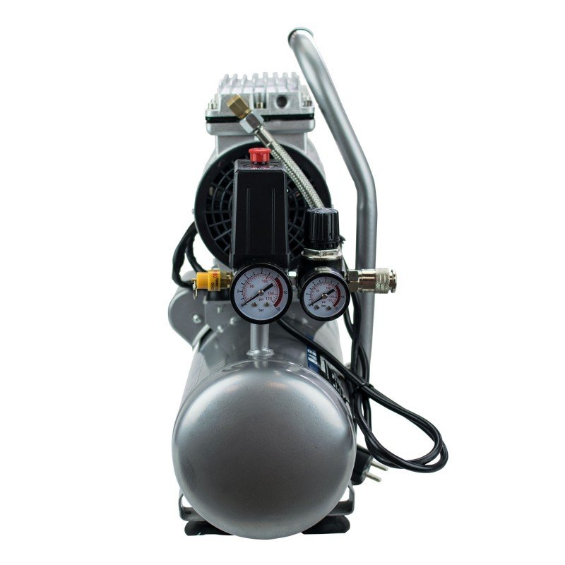 HYAC6-07S Compresor Silencioso Hyundai 6 L + GRATIS HY-55901 Kit herramientas aire 5 piezas - Imagen 5