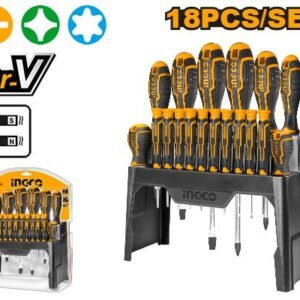 Set de 18 Piezas de Destornilladores INGCO HKSD1828