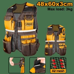 Chaleco portaherramientas INGCO HTVT09028